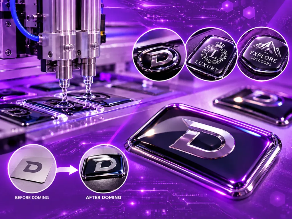 how doming machine improve product branding and visual appeal